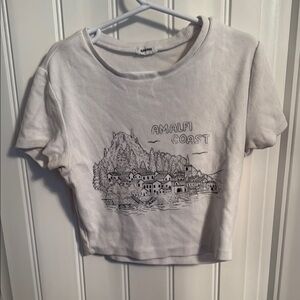 Garage Ribbed White Tee